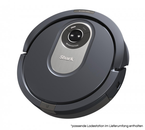Shark RV2001EU AI Saugroboter Schwarz WLAN Navigationsart Laser Zeitsteuerung