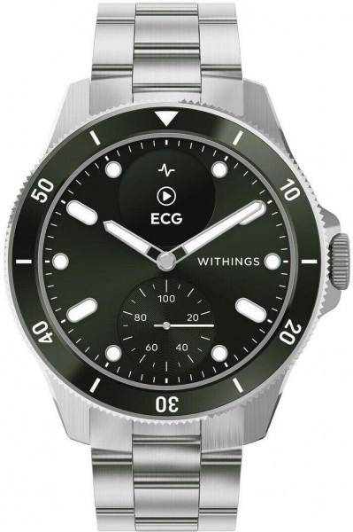 Withings ScanWatch Nova Green Bluetooth 0.63" Android iOS Smartwatch Digital