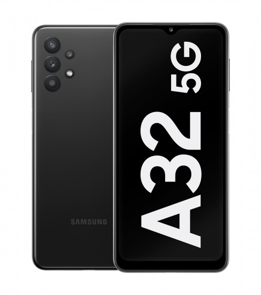 Samsung A326B Galaxy A32 5G 64 GB Schwarz Android Smartphone MicroSD