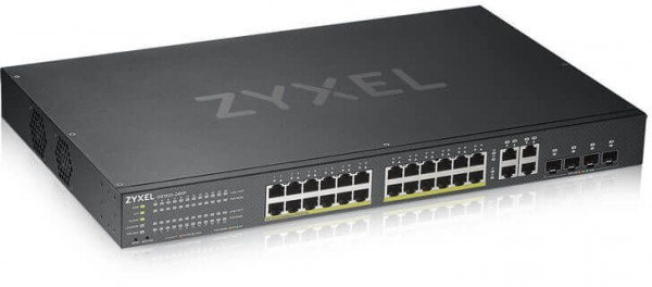 ZyXEL GS1920-24HPv2 28Port Smartmanaged Gigabit Netzwerk Access Switch 24x PoE+