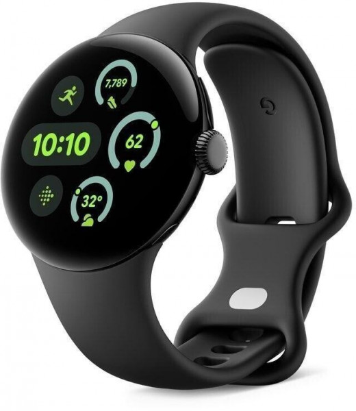 Google Pixel Watch 3 Smartwatch 45mm WLAN NFC Black Android 4G eSIM 32GB Touch