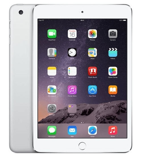 Apple iPad mini 3 (2014) 16GB silber WLAN iOS Tablet PC 7,9 Zoll Retina 5MP A7