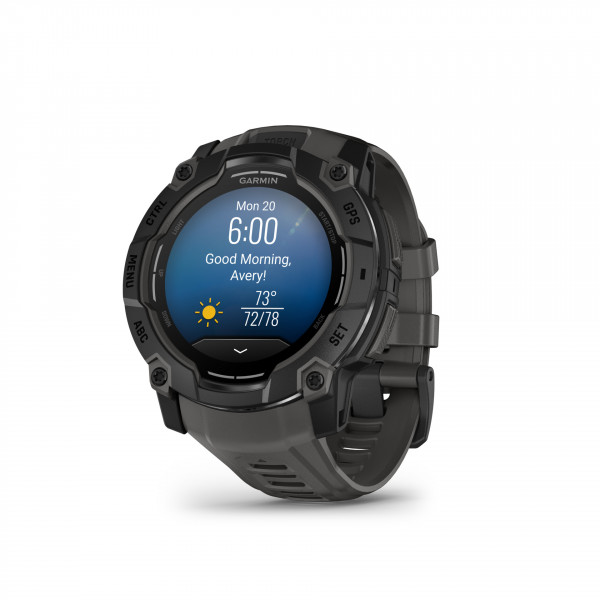 Garmin Instinct 3 AMOLED 50mm 4 GB 1.3 Zoll Fitnesstracker Bluetooth Schwarz