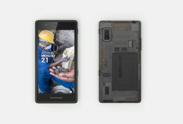 Fairphone 2 schwarz 5 Zoll LCD Display 32GB Speicher 8 Megapixel Fairtrade