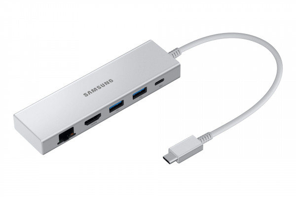 Samsung Multiport Adapter EE-P5400 Silber Kabel Datenaustausch Hub Lesegerät