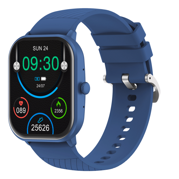 Denver Smartwatch SWC-187BU Blau Android/iOS Fitnesstracker 2 Zoll Touch AMOLED