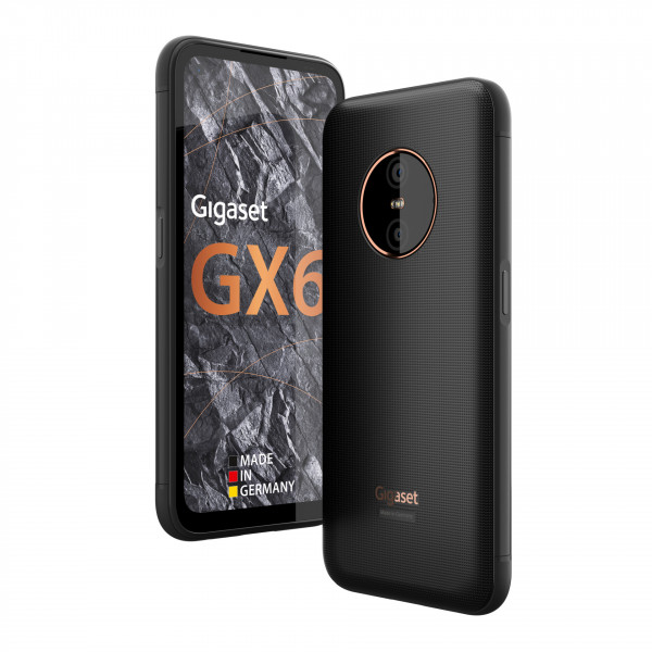 Gigaset GX6 PRO 128GB schwarz 5G GPS BT NFC WLAN Android eSIM Smartphone 50MP
