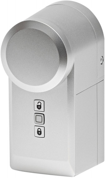 Homematic IP elektronischer Türschlossantrieb silber Sprachsteuerung Batterie