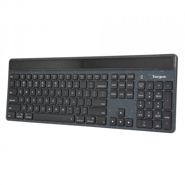 Targus EcoSmart Antimicrobial Bluetooth Keyboard Schwarz QWERTZ USB-C beleuchtet