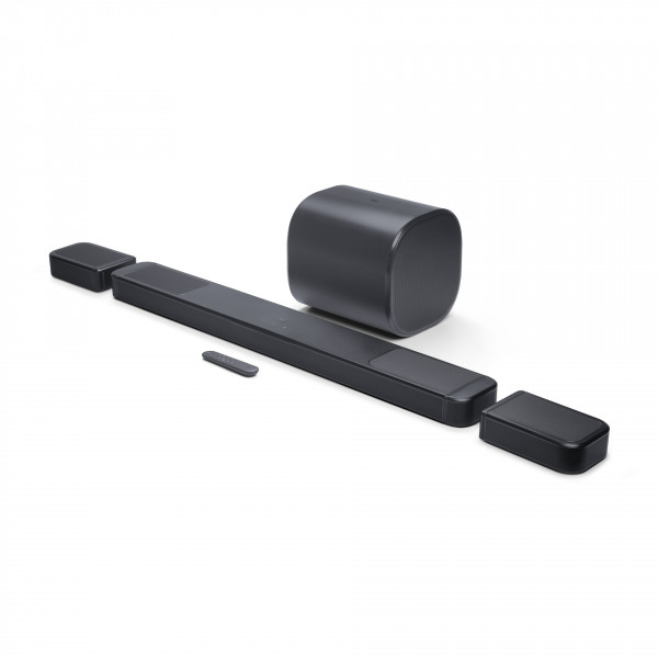 JBL Bar 1300MK2 Soundbar Subwoofer Schwarz Bluetooth WLAN 4722mAh Akku HDMI RJ45