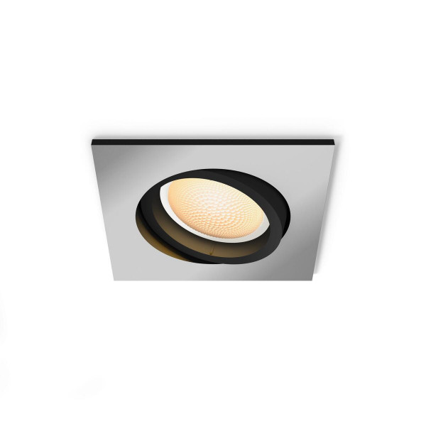 Philips Hue White Amb.Milliskin Einbausp eckigalum 350lm Erw