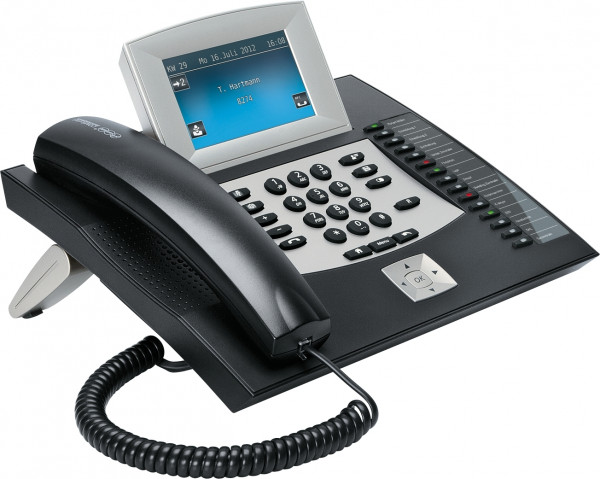 Auerswald COMfortel 2600 IP schwarz ISDN-Telefon schnurgebunden Anrufbeantworter