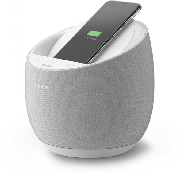 Belkin SOUNDFORM ELITE Hi-Fi Smart Speaker weiß Wireless Charge Google Assistant