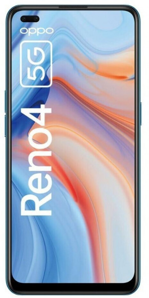 Oppo Reno4 5G Blau 128 GB Android Smartphone 6,4" 48 MP Triplecam USB-C Full HD