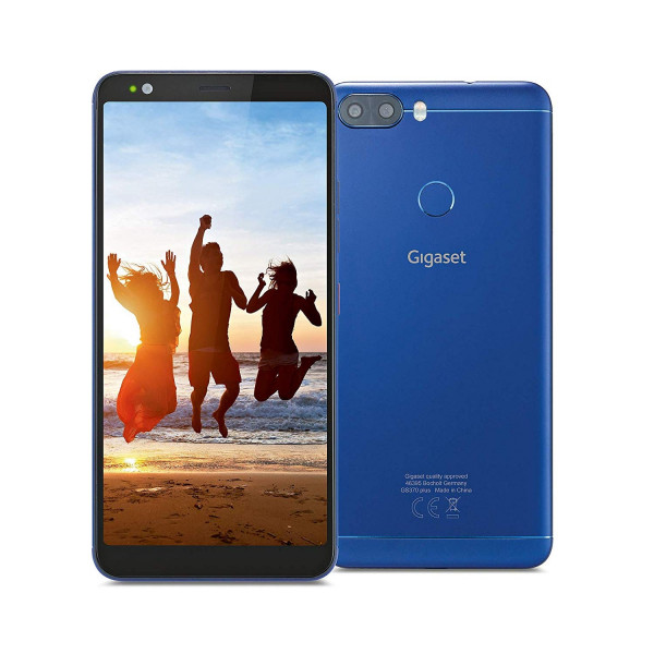 Gigaset GS370 plus DualSim blau 64GB LTE Android Smartphone 5,7" Display 13MPX