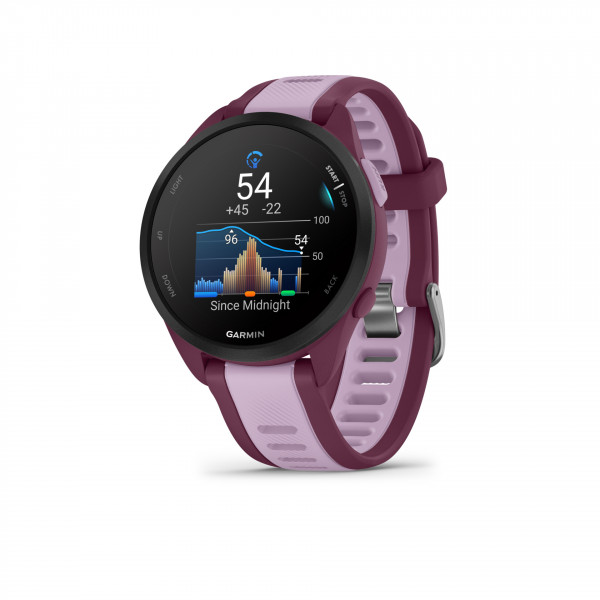 Garmin Forerunner 165 Music Lila Smartwatch Bluetooth Fitness Tracker GPS WLAN