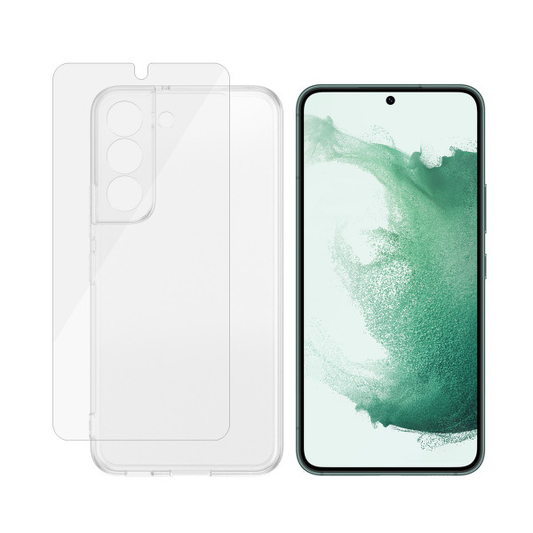 PanzerGlass & Cover Samsung Galaxy S22 Displayschutz & Case transparent Upcycle