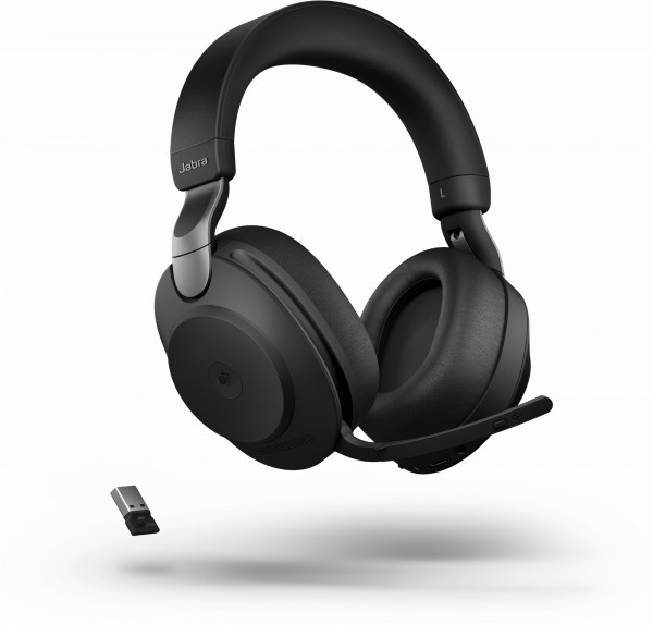 JABRA Evolve2 85 Headset Stereo MS USB-C Bluetooth Schwarz Noise Cancelling HSP