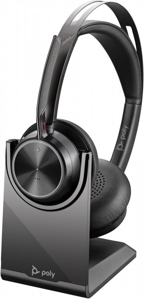 Poly BT Headset Voyager Focus 2 UC USB-A/C Stand Schwarz ANC Bluetooth / Kabel