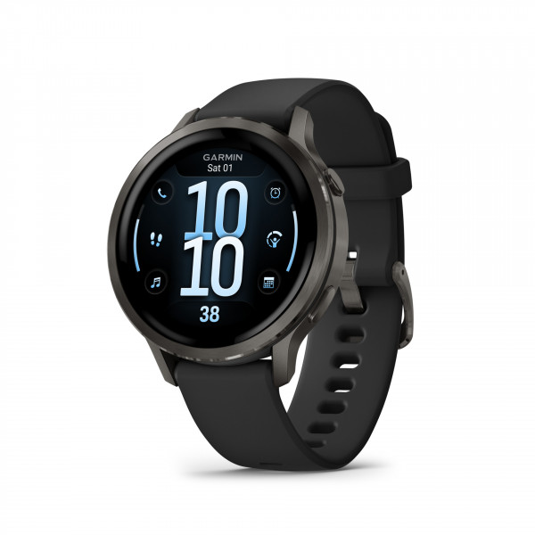 Garmin Venu 4 8GB 41mm Smartwatch Fitnesstracker Bluetooth WLAN GPS Schwarz