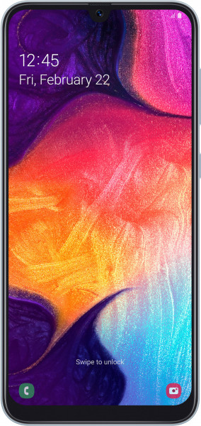 Samsung Galaxy A50 DualSim weiß 128GB LTE Android Smartphone 6,4" Display 25MPX