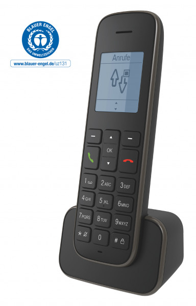 Telekom Sinus 207 Pack Schwarz Mobilteil DECT Basisstation Festnetztelefon