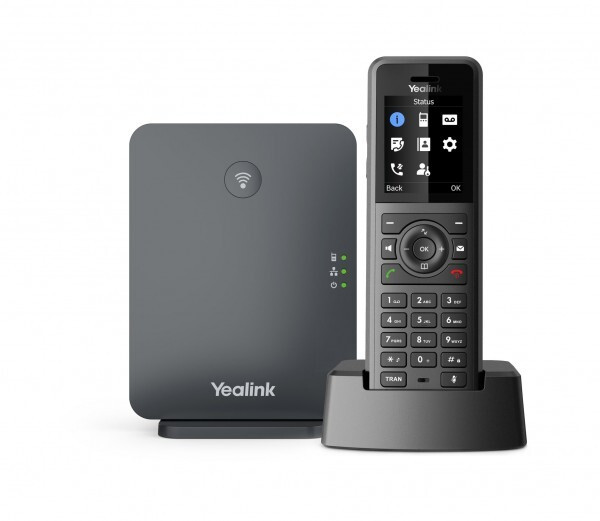 Yealink W77P DECT System W70 Basis/W57R Schwarz DECT SIP 1,8'' TFT Farbdisplay