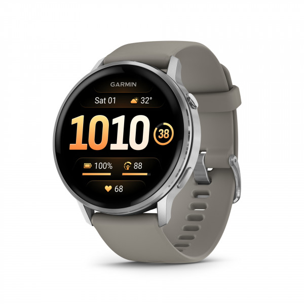 Garmin Venu 4 45mm Smartwatch Grau/Silber/Schwarz 8GB 1.4"AMOLED Bluetooth WLAN