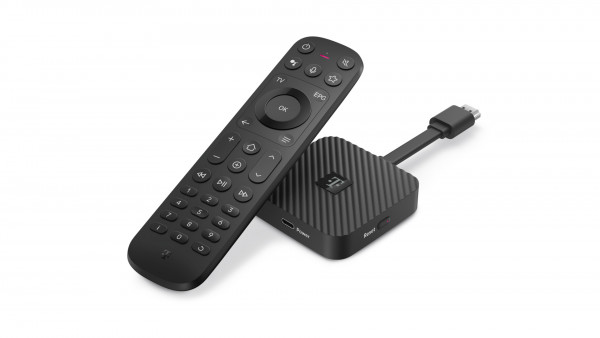 Telekom MagentaTV Stick 4K Schwarz 2. Gen Streaming Fernbedienung Smart TV Wi-Fi