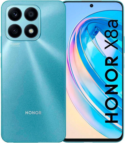 Honor X8A Türkis 128 GB Android LTE Smartphone 6,8" 90 Hz 100 MP Triplecam USB-C