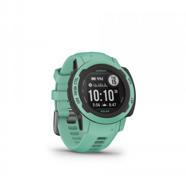 Garmin INSTINCT 2S SOLAR Pastellgrün Smartwatch Fitnessuhr Android iOS Touch