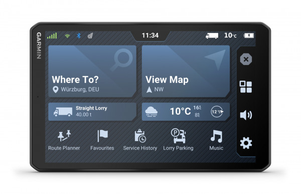Garmin dezl LGV820 Schwarz 20,3 cm Touchdisplay IPS-LCD 1280px x 800px 32GB