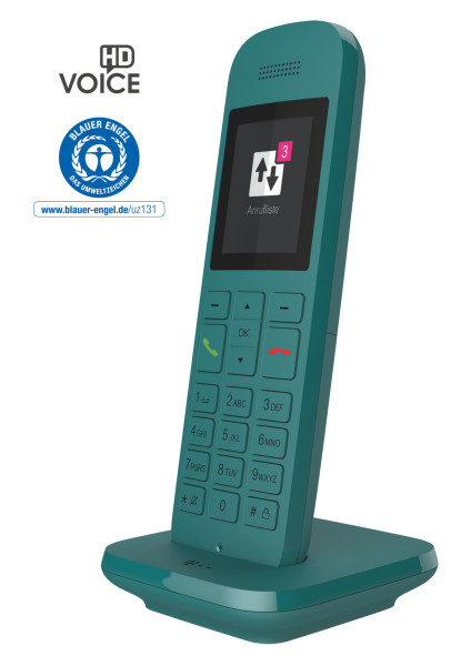 Telekom Speedphone 12 Türkis Schnurloses Festnetztelefon ECO-DECT 2" LCD-TFT