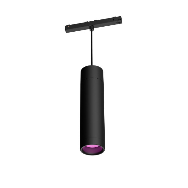 Philips Hue Perifo LED RGBW Pendelleuchte Erweiterung Schwarz 5,2 Watt Dimmbar