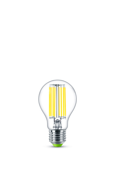 Philips Classic LED-Lampe transparent Glühlampenform 60 Watt ultraeffizient E27