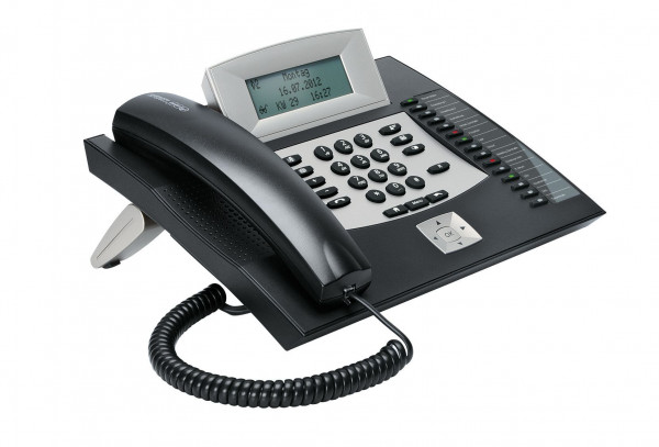 Auerswald COMfortel 1600 Schwarz Telefon LCD-Display RJ-45-Anschluss 15 Tasten