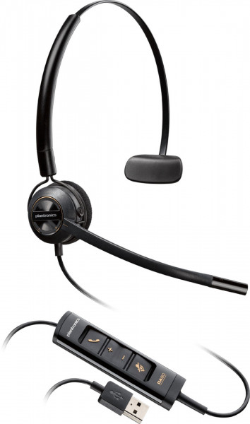 Poly Headset EncorePro HW545 monaural USB-A