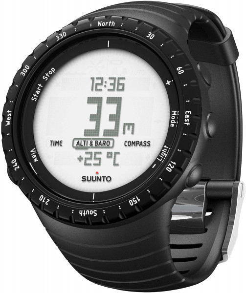 Suunto Core Pulsuhr schwarz Smartwatch Fitness Tracker Kompass Höhenmesser