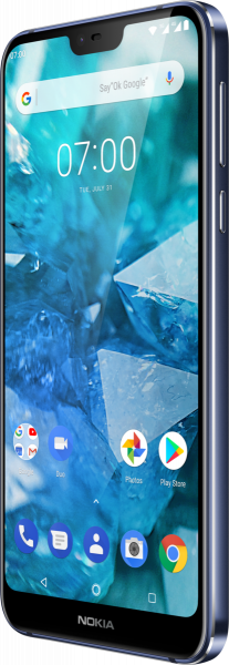 Nokia 7.1 DualSim blau 32GB LTE Android Smartphone 5,84" Display 12 Megapixel 4K