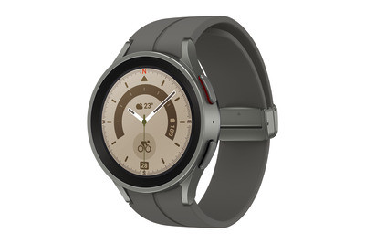 Samsung Galaxy Watch 5 Pro Grau Smartwatch Fitnesstracker 1,4" AMOLED IP68 GPS