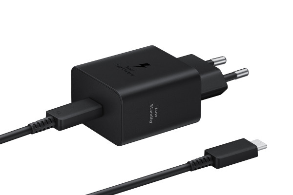 Samsung EP-T4511 Schnellladegerät Schwarz 45 Watt 5A-Kabel 1,8 m USB-C Adapter