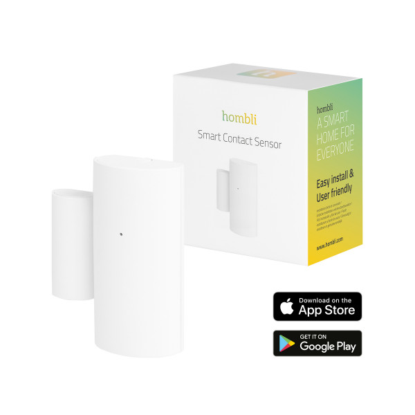 Hombli smarter Bluetooth Kontakt Sensor weiß Smart Home Push-Benachrichtigung