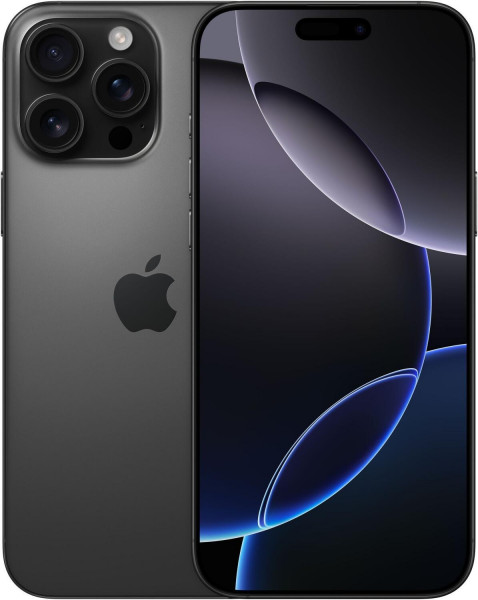 Apple iPhone 16 Pro Max 5G 1TB/8GB Smartphone Titan Schwarz 6.86" NFC DS eSIM