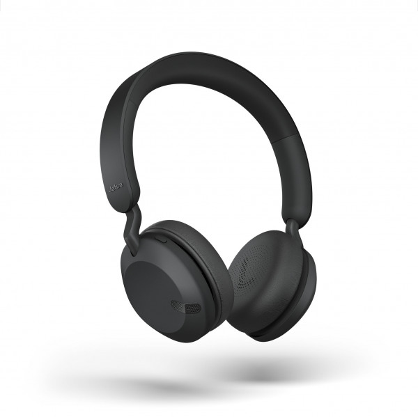 JABRA Elite 45h schwarz On-Ear-Bluetooth-Headset Überkopf-Kopfhörer kabellos