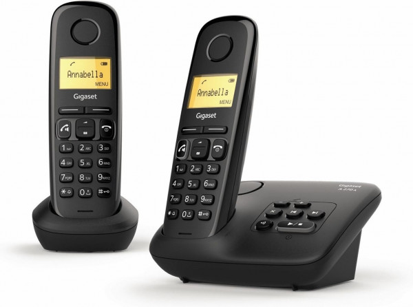 Gigaset A270A Duo schwarz DECT 1.5"monochrom Display Gigaset A270 H Paging-Taste