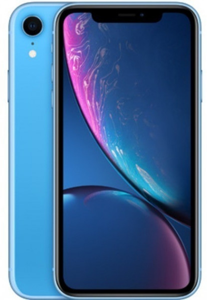 Apple iPhone XR Blau 64GB LTE iOS Smartphone 6,1" Display 12 Megapixel eSim 4K