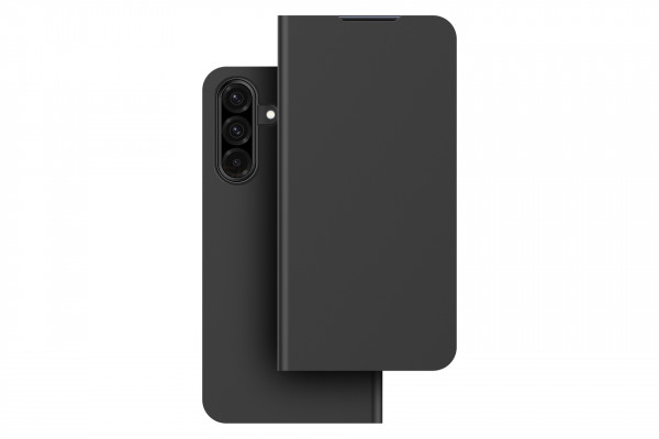 Designed for Samsung Mobeen Flip Cover Schwarz Handyhülle für Galaxy A17 5G