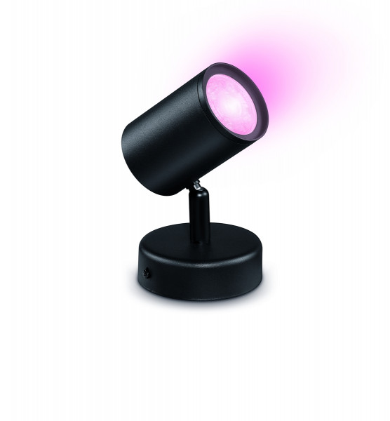 WiZ IMAGEO LED Spot Deckenleuchte 5 Watt Schwarz Smart Home Appsteuerung dimmbar