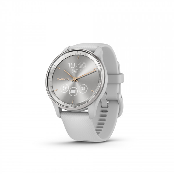 Garmin VIVOMOVE TREND Hellgrau/Silber Bluetooth Smartwatch 40.4mm LCD-TFT GPS