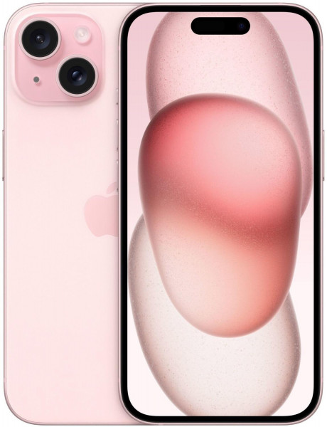 Apple iPhone 15 5G 128GB pink 48MP USB-C NFC iOS 17 Dusal-SIM 6.12 Zoll WLAN